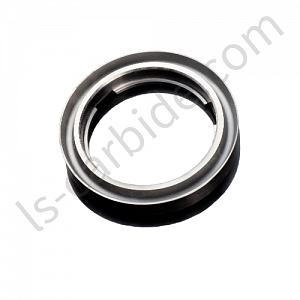 Polished tungsten carbide seal rings