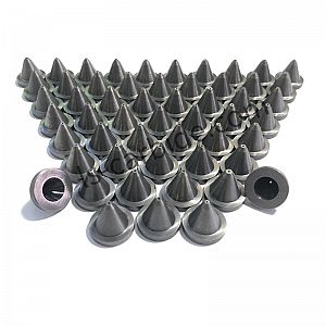 Cemented carbide blasting nozzle