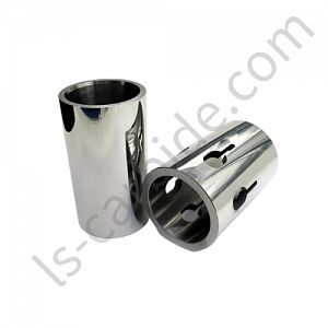 Tungsten carbide bushings for high pressure