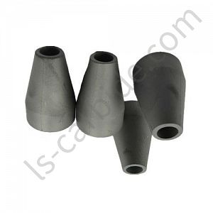 Temperature-resistant tungsten carbide blasting nozzle